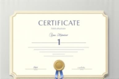 Illustration representing an Effective Interviewer Certification Program certificate